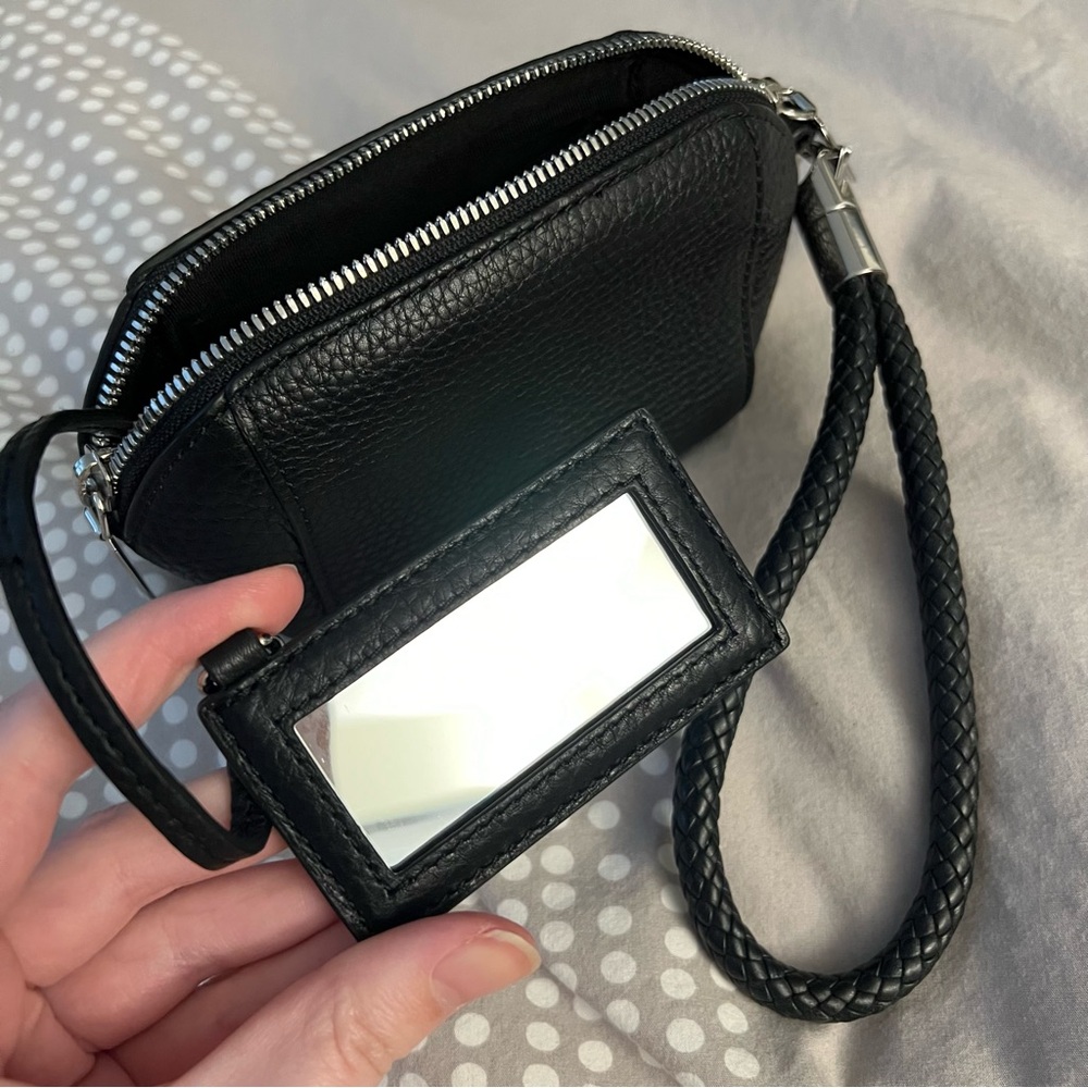 Alexander wang black leather studded clutch wristlet - Picture 6 of 8